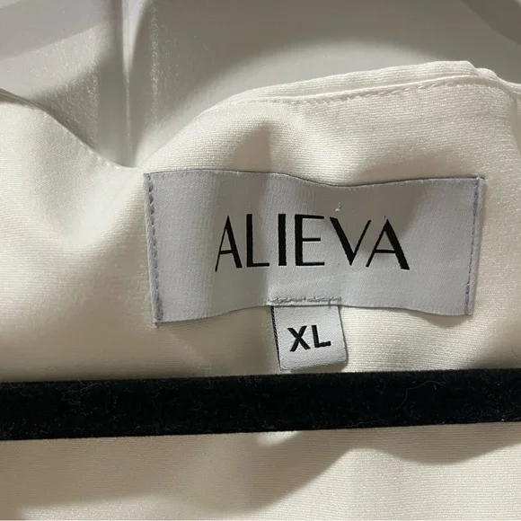 Ana Off-Shoulder Belted Jumpsuit in White - Picture 11 of 15